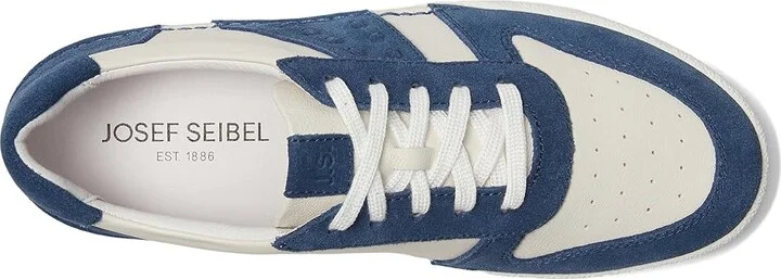 Josef Seibel Claire 27 Women's Flat Shoes White/Jeans : EU 37 (US Women's 6-6.5) M, Leather/Rubber - Image 2