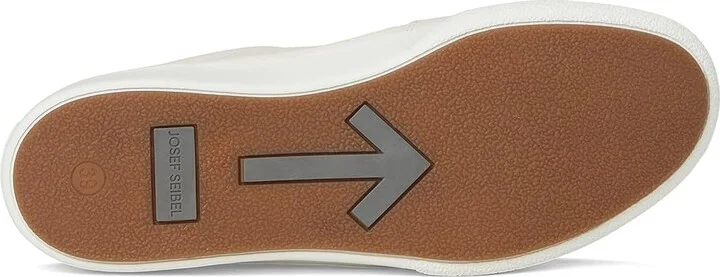 Josef Seibel Claire 29 Women's Flat Shoes White : EU 38 (US Women's 7-7.5) M, Leather/Rubber - Image 3