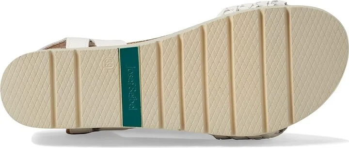 Josef Seibel Clea 16 Women's Shoes White/Kombi Calf/Belluno : EU 36 (US Women's 5-5.5) M, Leather - Image 3