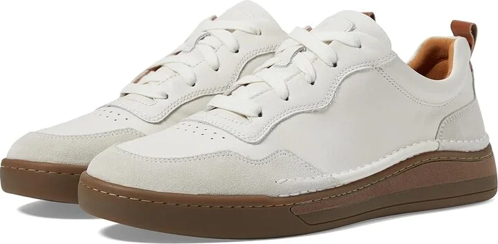 Josef Seibel Cleve 01 Men's Shoes White Male/Suede : EU 42 (US Men's 8.5-9) M, Leather