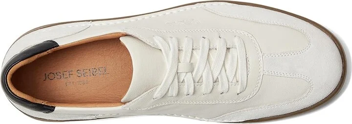 Josef Seibel Cleve 07 Men's Lace-up Boots White : EU 46 (US Men's 12) M, Leather - Image 2