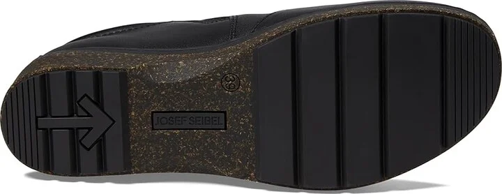Josef Seibel Darla 09 Women's Flat Shoes Black : EU 37 (US Women's 6-6.5) M, Cork/Latex/Leather - Image 3