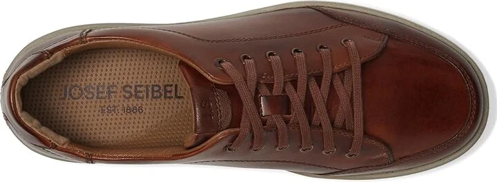 Josef Seibel David 03 Men's Shoes Cognac Kombi : EU 41 (US Men's 7.5-8) M, Leather - Image 2