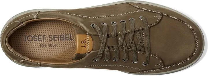 Josef Seibel David 03 Men's Shoes Olive Kombi : EU 41 (US Men's 7.5-8) M, Suede - Image 2