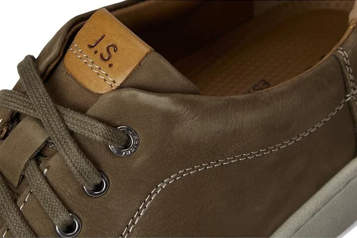 Josef Seibel David 03 Men's Shoes Olive Kombi : EU 41 (US Men's 7.5-8) M, Suede - Image 7