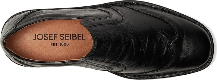 Josef Seibel Douglas Men's Slip on Shoes Bozen Black : EU 41 (US Men's 7.5-8) M, Leather - Image 3