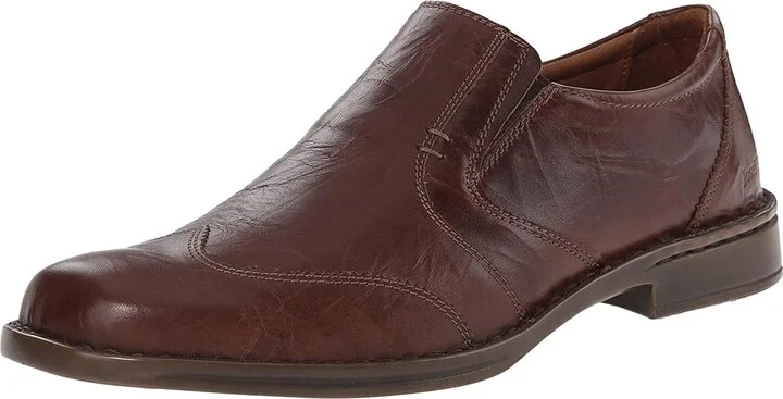 Josef Seibel Douglas Men's Slip on Shoes Bozen Marone : EU 41 (US Men's 7.5-8) M, Leather - Image 2
