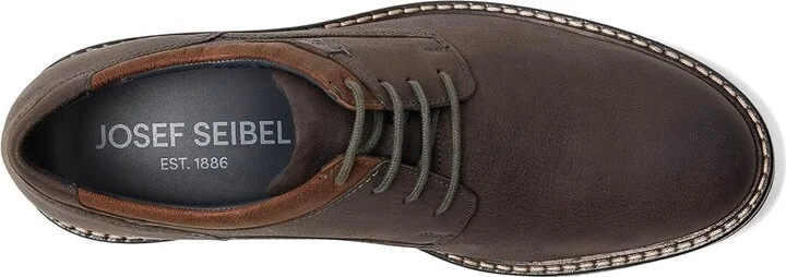 Josef Seibel Earl 05 Men's Shoes Dark Grey/Kombi : EU 41 (US Men's 7.5-8) M, Leather - Image 3