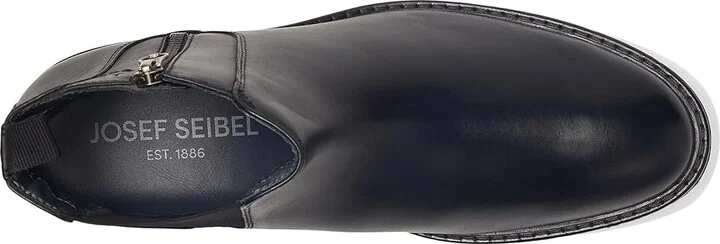 Josef Seibel Earl 12 Boots Men's Boots Black : EU 47 (US Men's 13) M, Leather - Image 2