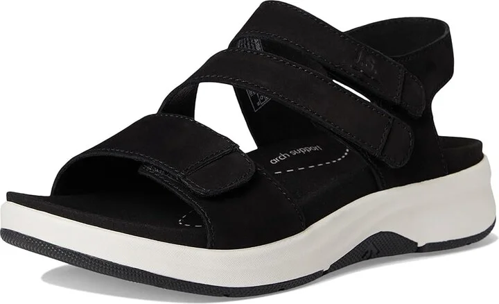 Josef Seibel Estelle 03 Women's Sandals Black : EU 37 (US Women's 6-6.5) M, Leather/Rubber - Image 5