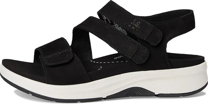 Josef Seibel Estelle 03 Women's Sandals Black : EU 37 (US Women's 6-6.5) M, Leather/Rubber - Image 6