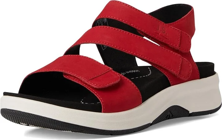 Josef Seibel Estelle 03 Women's Sandals Red : EU 37 (US Women's 6-6.5) M, Leather/Rubber - Image 5