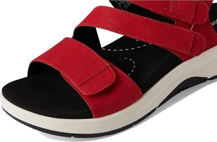 Josef Seibel Estelle 03 Women's Sandals Red : EU 37 (US Women's 6-6.5) M, Leather/Rubber - Image 7