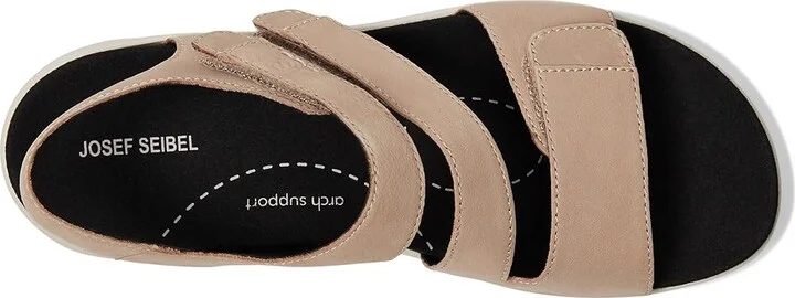 Josef Seibel Estelle 03 Women's Sandals Taupe : EU 41 (US Women's 10-10.5) M, Leather/Rubber - Image 2