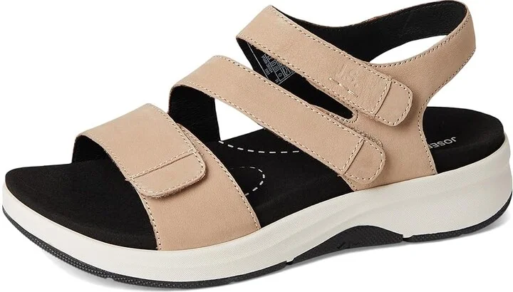 Josef Seibel Estelle 03 Women's Sandals Taupe : EU 41 (US Women's 10-10.5) M, Leather/Rubber - Image 5