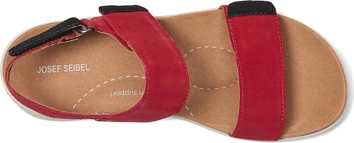 Josef Seibel Estelle 04 Women's Sandals Red : EU 42 (US Women's 11) M, Leather - Image 2