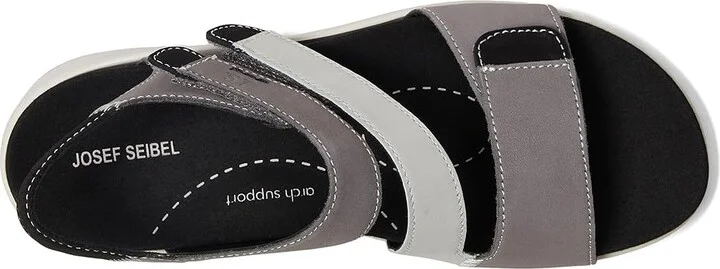 Josef Seibel Estelle 06 Women's Sandals Gray : EU 39 (US Women's 8-8.5) M, Leather/Rubber - Image 2