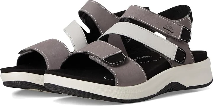 Josef Seibel Estelle 06 Women's Sandals Gray : EU 39 (US Women's 8-8.5) M, Leather/Rubber