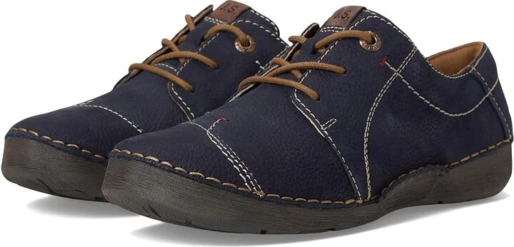 Josef Seibel Fergey 20 Women's Shoes Ocean Bear/Shiny Velour : EU 36 (US Women's 5-5.5) M, Leather