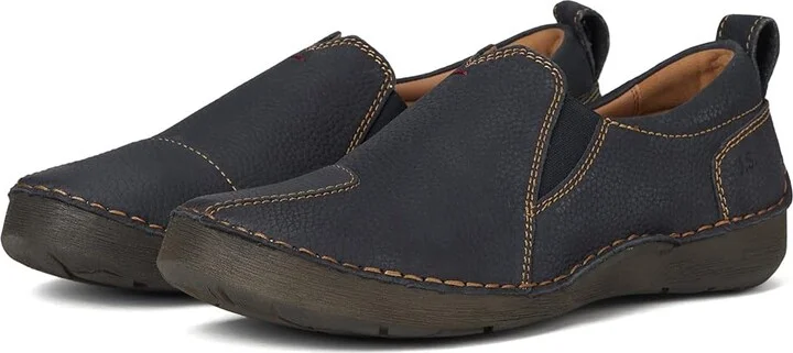 Josef Seibel Fergey 49 Women's Flat Shoes Ocean : EU 37 (US Women's 6-6.5) M, Leather