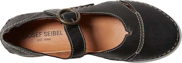 Josef Seibel Fergey 80 Women's Shoes Black Capri : EU 36 (US Women's 5-5.5) M, Leather - Image 2