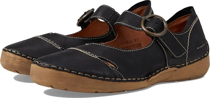 Josef Seibel Fergey 80 Women's Shoes Black Capri : EU 36 (US Women's 5-5.5) M, Leather
