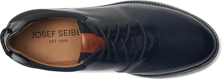Josef Seibel Finley 01 Men's Shoes Black/Kombi Oiled Full Grain/Kombi : EU 41 (US Men's 7.5-8) M, Lace/Leather - Image 2