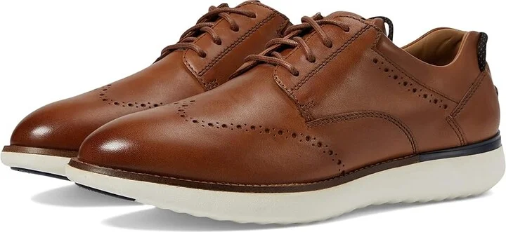 Josef Seibel Finley 02 Men's Shoes Cognac Full Grain/Kombi : EU 41 (US Men's 7.5-8) M, Leather