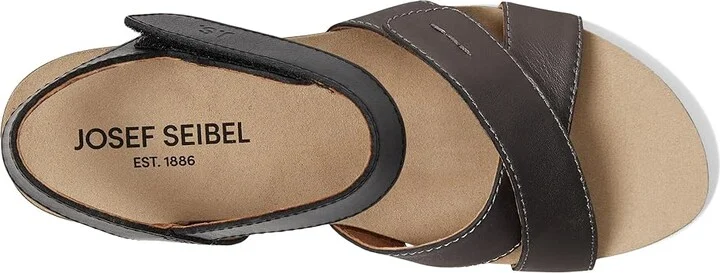 Josef Seibel Grace 01 Women's Sandals Basalt Kombi : EU 36 (US Women's 5-5.5) M, Leather/Rubber - Image 2