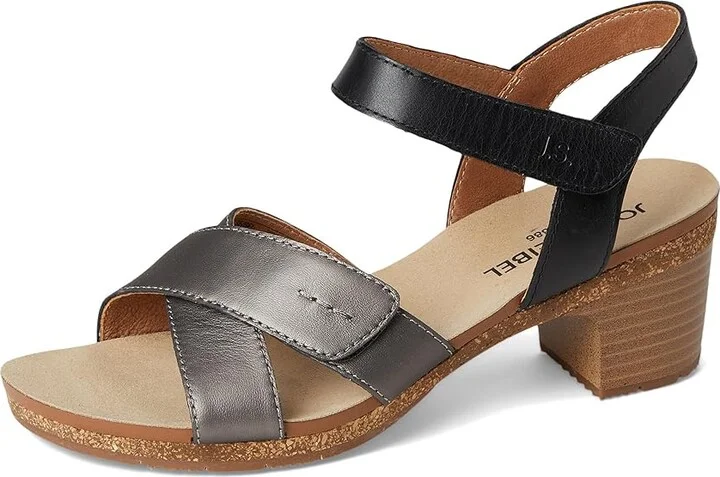 Josef Seibel Grace 01 Women's Sandals Basalt Kombi : EU 36 (US Women's 5-5.5) M, Leather/Rubber - Image 5
