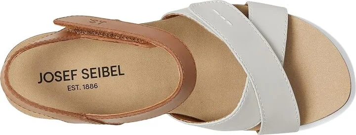 Josef Seibel Grace 01 Women's Sandals Off-White Kombi : EU 38 (US Women's 7-7.5) M, Leather/Rubber - Image 2