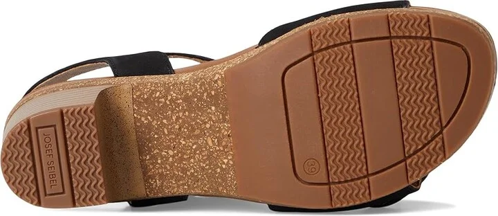 Josef Seibel Grace 11 Women's Sandals Black : EU 38 (US Women's 7-7.5) M, Leather/Rubber - Image 3