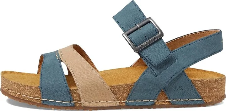 Josef Seibel Hannah 01 Women's Shoes Azur/Kombi Plio : EU 37 (US Women's 6-6.5) M, Leather - Image 5