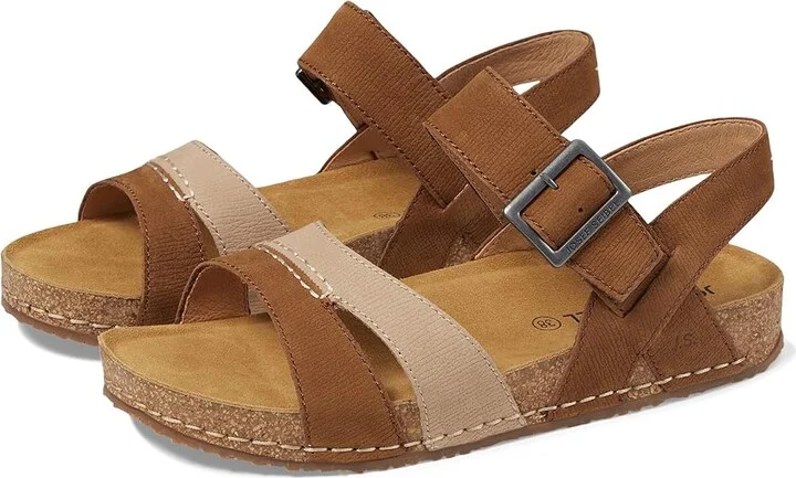Josef Seibel Hannah 01 Women's Shoes Castagne/Kombi Plio : EU 36 (US Women's 5-5.5) M, Leather