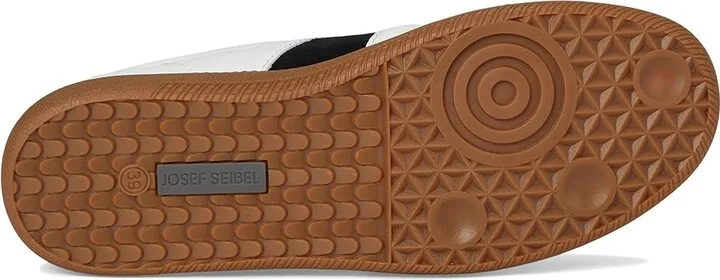 Josef Seibel Joleen 01 Women's Flat Shoes White/Black : EU 42 (US Women's 11) M, Leather - Image 3