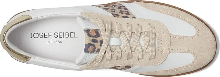 Josef Seibel Joleen 03 Women's Flat Shoes Beige/White : EU 42 (US Women's 11) M, Leather - Image 2