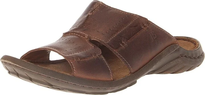 Josef Seibel Logan 21 Men's Sandals Nut : EU 45 (US Men's 11-11.5) M, Leather - Image 2