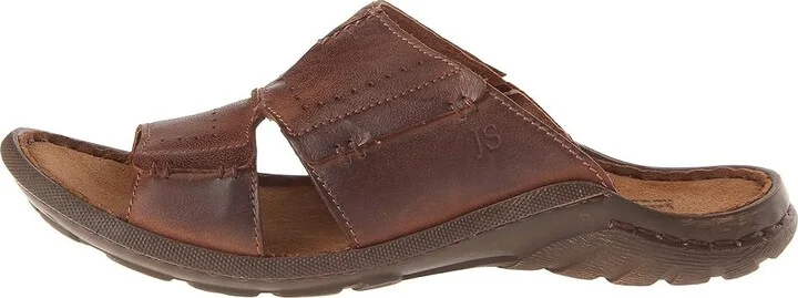 Josef Seibel Logan 21 Men's Sandals Nut : EU 45 (US Men's 11-11.5) M, Leather - Image 7