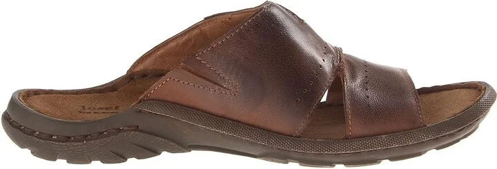 Josef Seibel Logan 21 Men's Sandals Nut : EU 45 (US Men's 11-11.5) M, Leather - Image 8