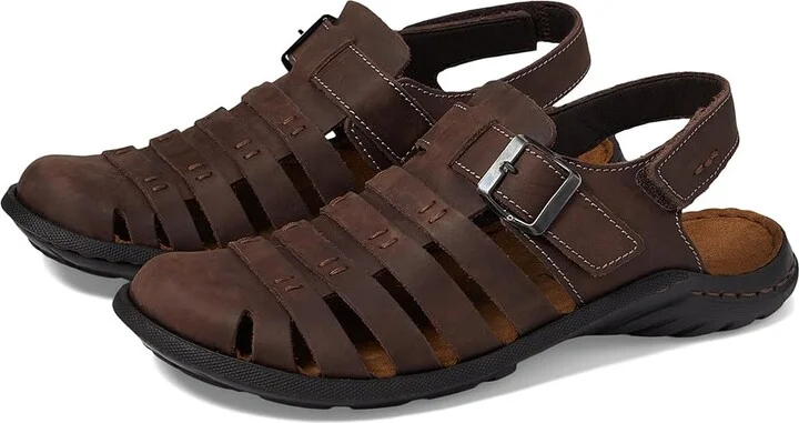 Josef Seibel Logan 70 Men's Shoes Mocca Crazyhorse : EU 44 (US Men's 10.5) M, Leather