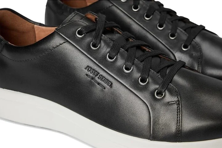 Josef Seibel Maddox 05 Men's Lace-up Boots Black : EU 47 (US Men's 13) M, Leather - Image 7