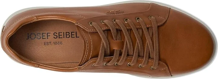 Josef Seibel Maddox 05 Men's Lace-up Boots Cognac : EU 44 (US Men's 10.5) M, Leather - Image 2