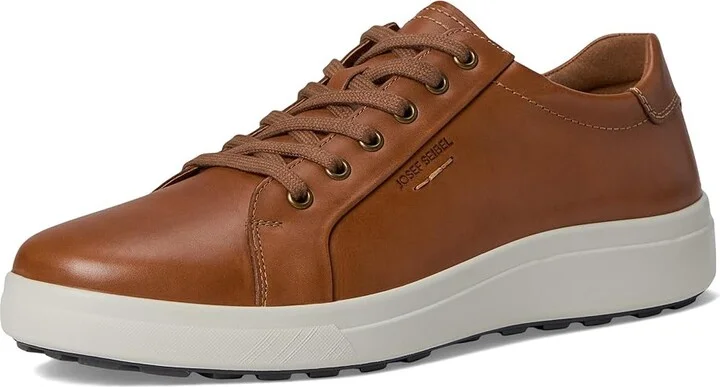 Josef Seibel Maddox 05 Men's Lace-up Boots Cognac : EU 44 (US Men's 10.5) M, Leather - Image 5