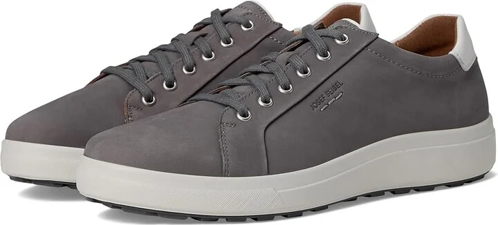Josef Seibel Maddox 05 Men's Lace-up Boots Grey : EU 47 (US Men's 13) M, Leather