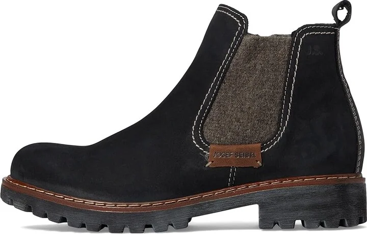 Josef Seibel Marta 03 Women's Shoes Black/Kombi Ungaro/Washed : EU 36 (US Women's 5-5.5) M, Leather - Image 5