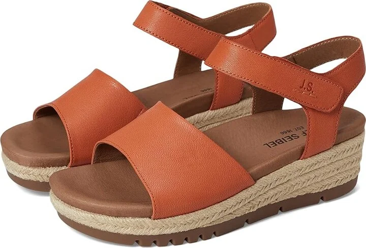Josef Seibel Miranda 02 Women's Sandals Papaya : EU 40 (US Women's 9-9.5) M, Leather