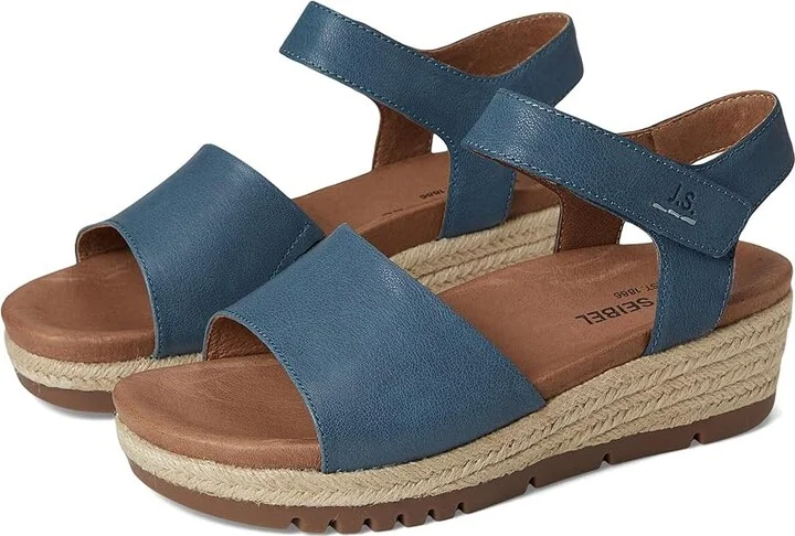 Josef Seibel Miranda 02 Women's Sandals Shark : EU 37 (US Women's 6-6.5) M, Leather