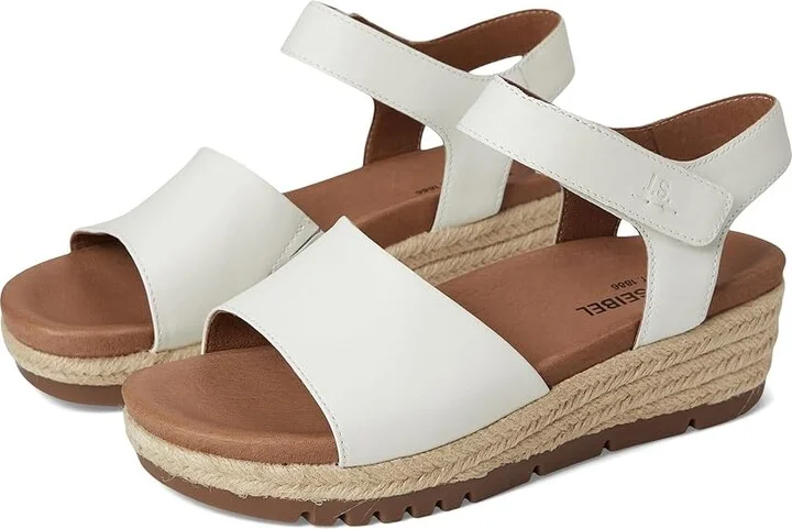 Josef Seibel Miranda 02 Women's Sandals White : EU 36 (US Women's 5-5.5) M, Leather
