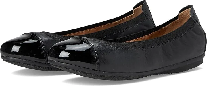 Josef Seibel Pippa 07 Women's Shoes Black Calf/Lack : EU 36 (US Women's 5-5.5) M, Leather