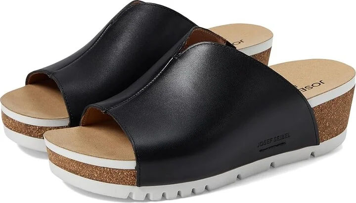 Josef Seibel Quinn 01 Women's Shoes Black Buttero : EU 36 (US Women's 5-5.5) M, Leather